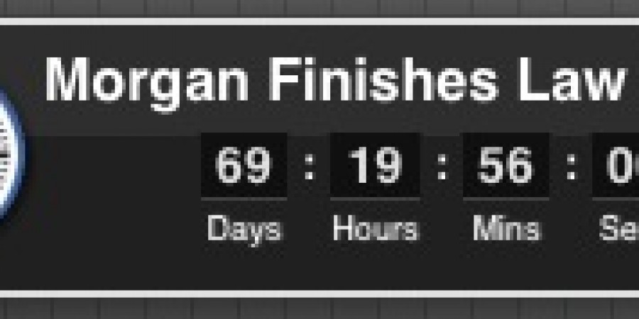 69 Days Until Morgan Graduates From Law School @ University of Houston